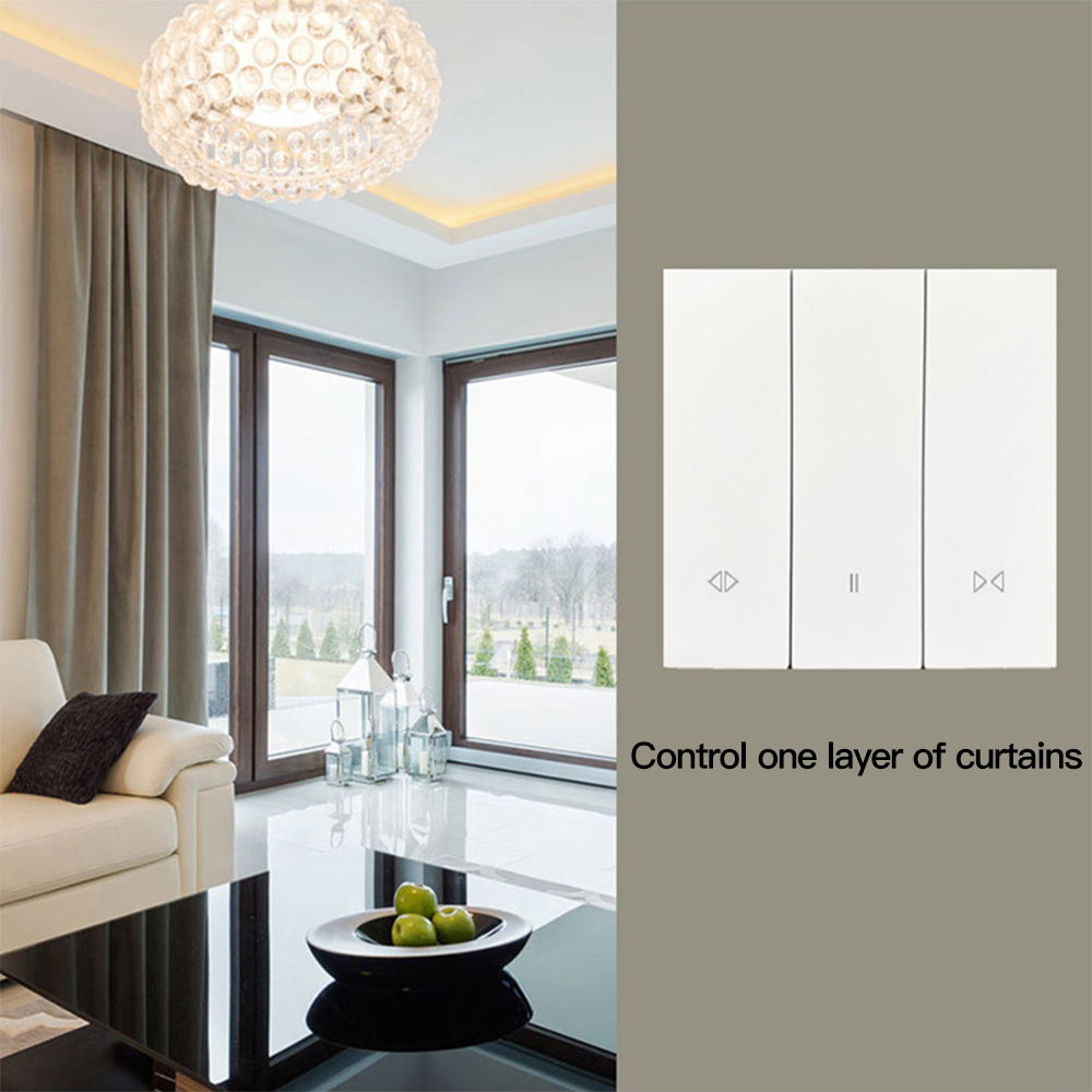 Tuya APP 2.4GHz WiFi+bluetooth Wall button Smart Switch-sigal